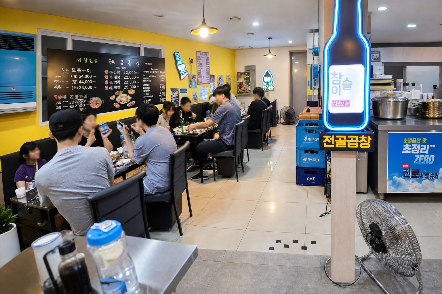 참나무골 매장 내부